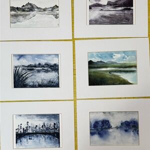 Original signed watercolor paintings-$40 each